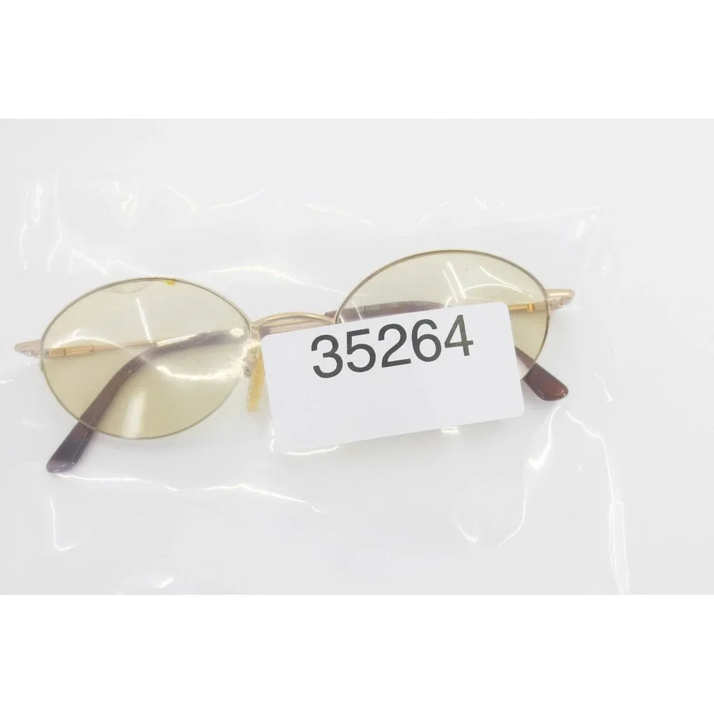 Silhouette M 6468 V 6050 Gold Oval Eyeglasses Frames Austria 48-19-135 Vintage